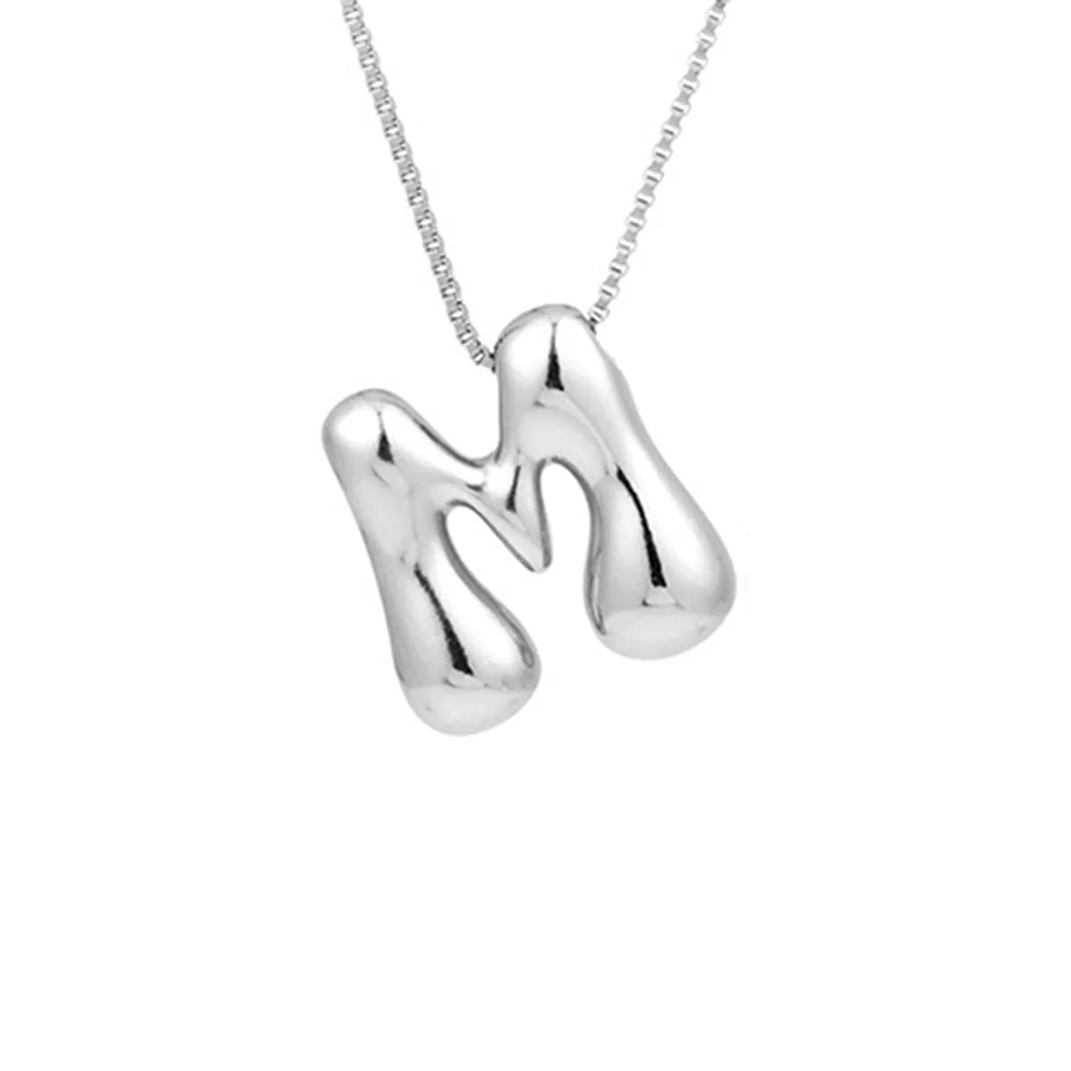 Collier pour femme avec pendentif initiale - lettre