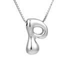 Collier pour femme avec pendentif initiale - lettre