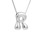 Collier pour femme avec pendentif initiale - lettre