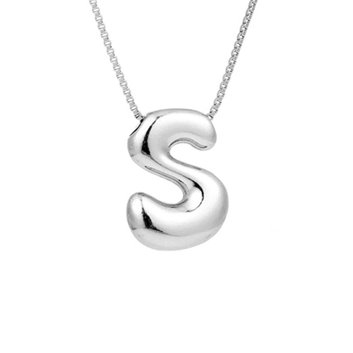 Collier pour femme avec pendentif initiale - lettre