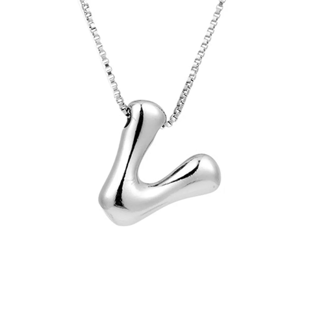 Collier pour femme avec pendentif initiale - lettre