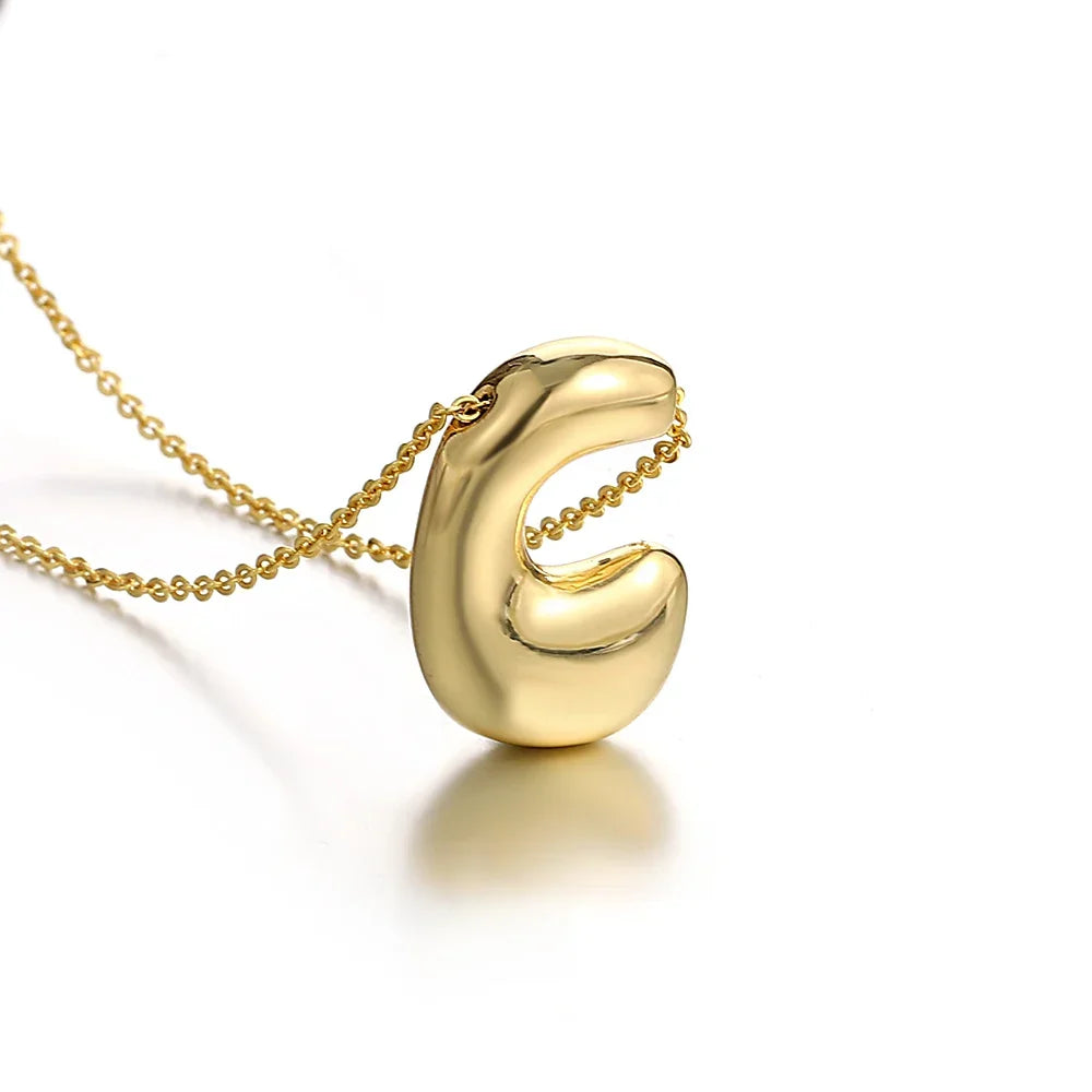 Collier pour femme avec pendentif initiale - lettre