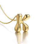 Collier pour femme avec pendentif initiale - lettre