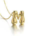 Collier pour femme avec pendentif initiale - lettre