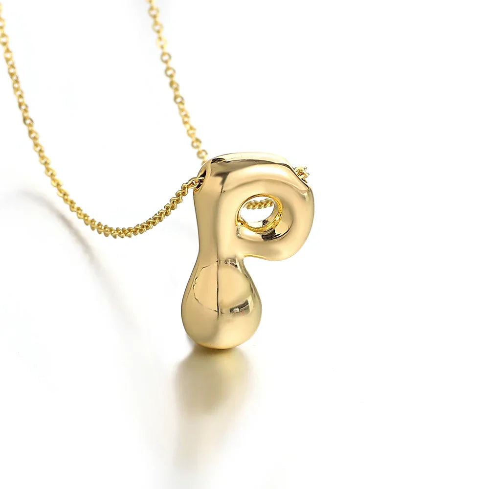 Collier pour femme avec pendentif initiale - lettre