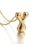 Collier pour femme avec pendentif initiale - lettre