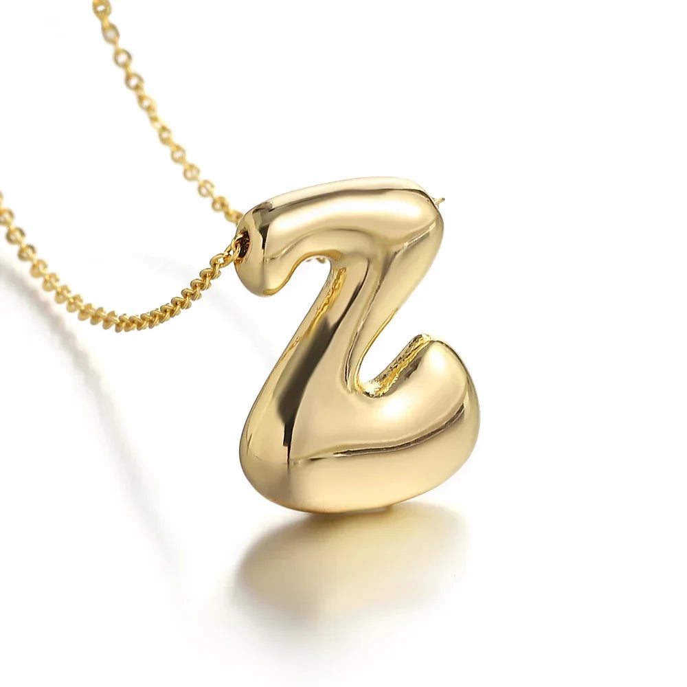 Collier pour femme avec pendentif initiale - lettre