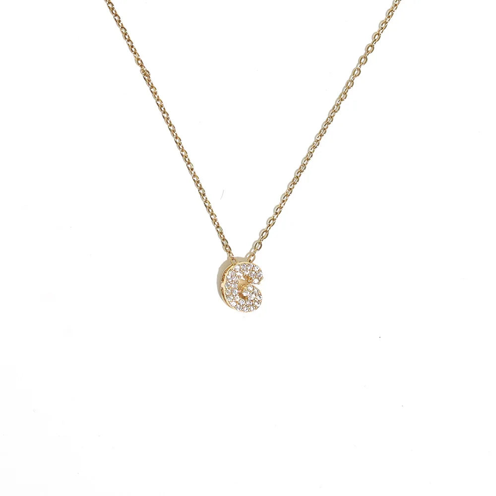 Collier ras de cou femme avec pendentif minimaliste initiale g