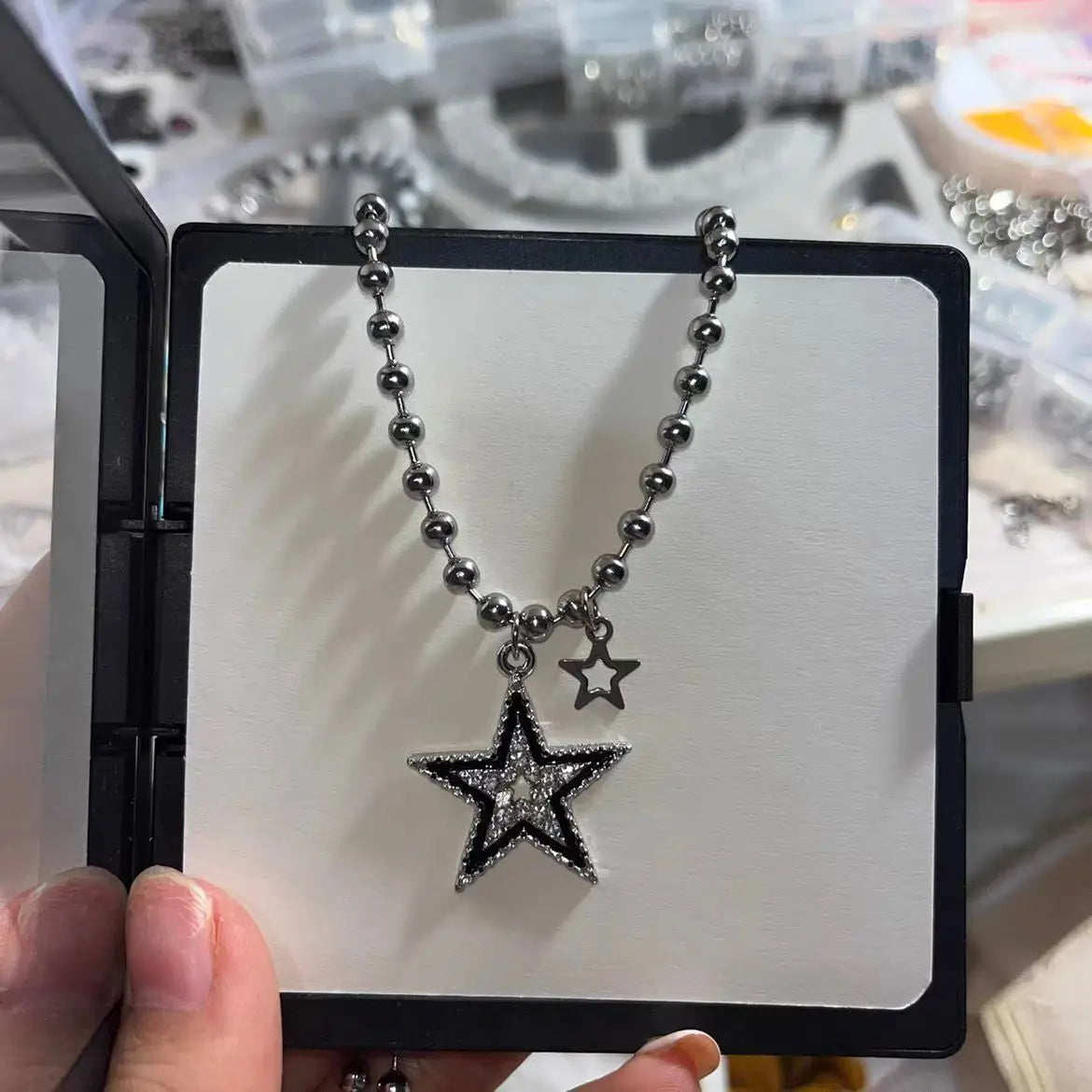 Necklace for Women Silver Star Pendant 2