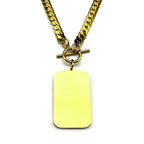 Ayatul Kursi pendant choker necklace, Islamic symbol 