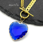 Choker Necklace with Heart Pendant 6