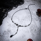 Gothic Style Water Drop Pendant Choker Necklace