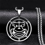 Satanic Necklace Demon Spirit Pendant agares