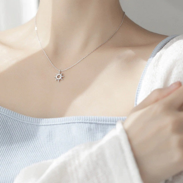 Sun Necklace Woman