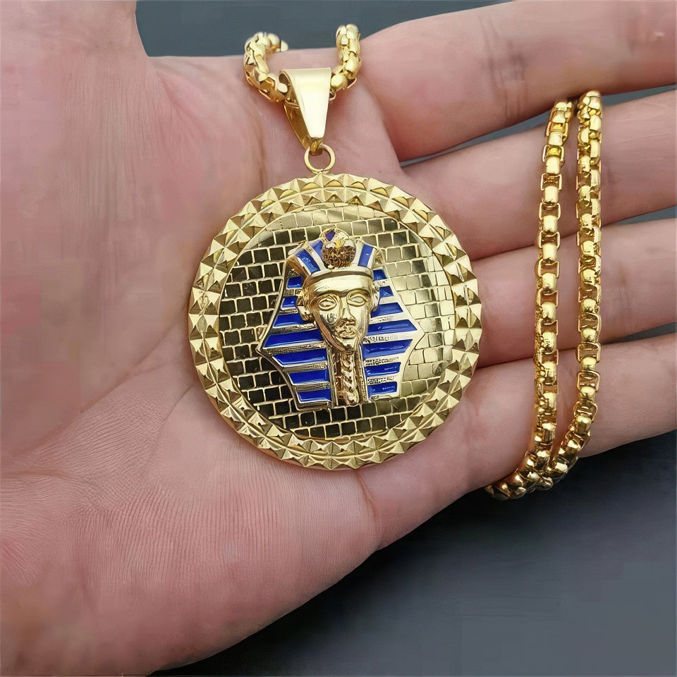 Egyptian Style Gold Necklace