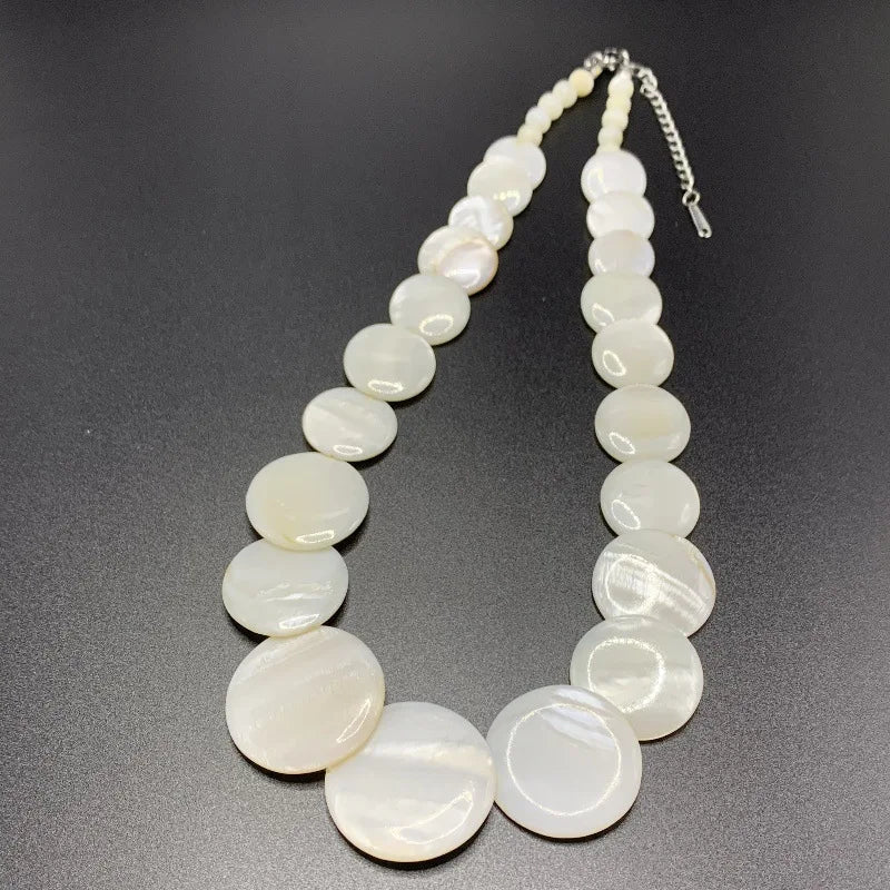 Shell Mother-of-Pearl Choker Necklace 1