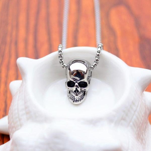 Silver Skull Necklace