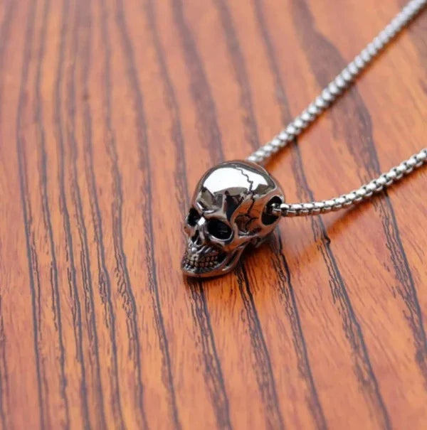 Silver Skull Necklace
