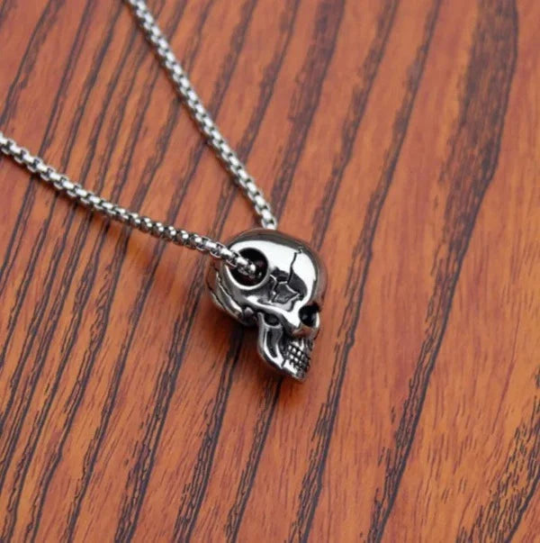 Silver Skull Necklace