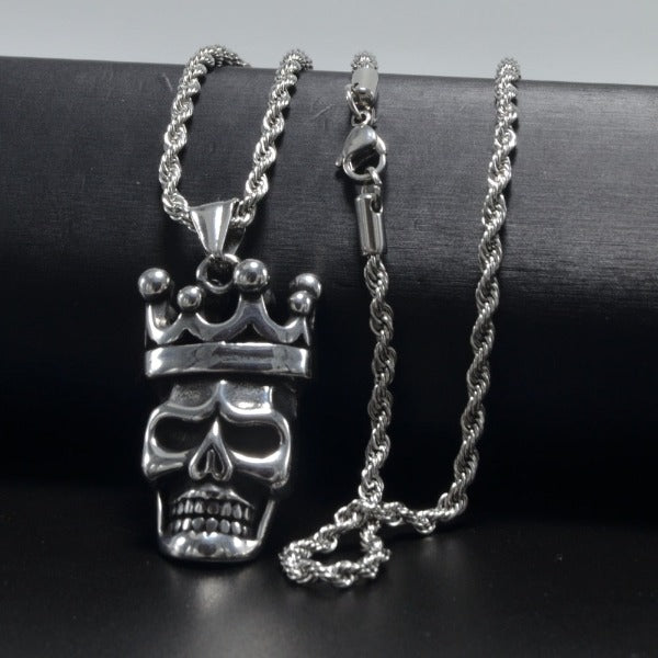 Crown Skull Necklace