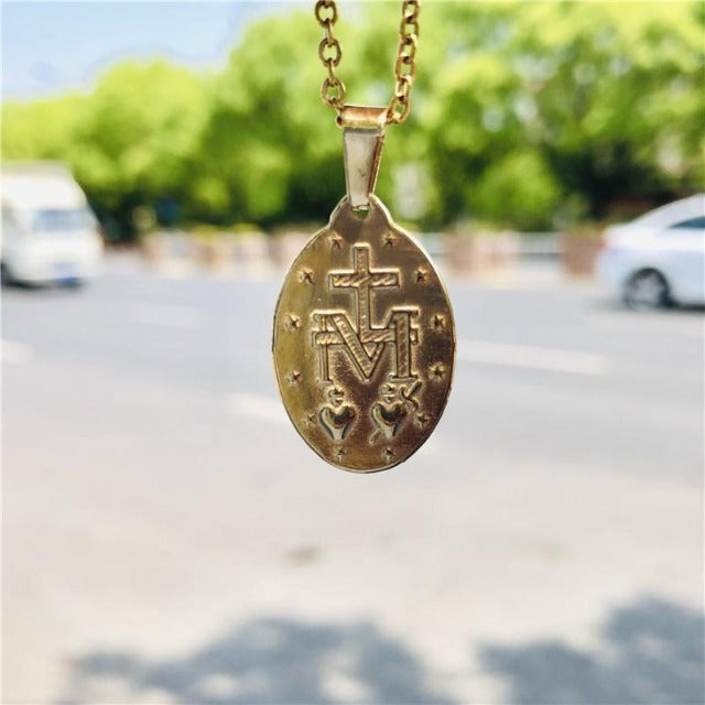 Virgin Mary Necklace