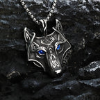 Collier Viking Loup Fenrir