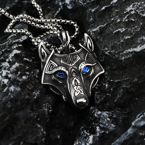 Viking Wolf Fenrir Necklace