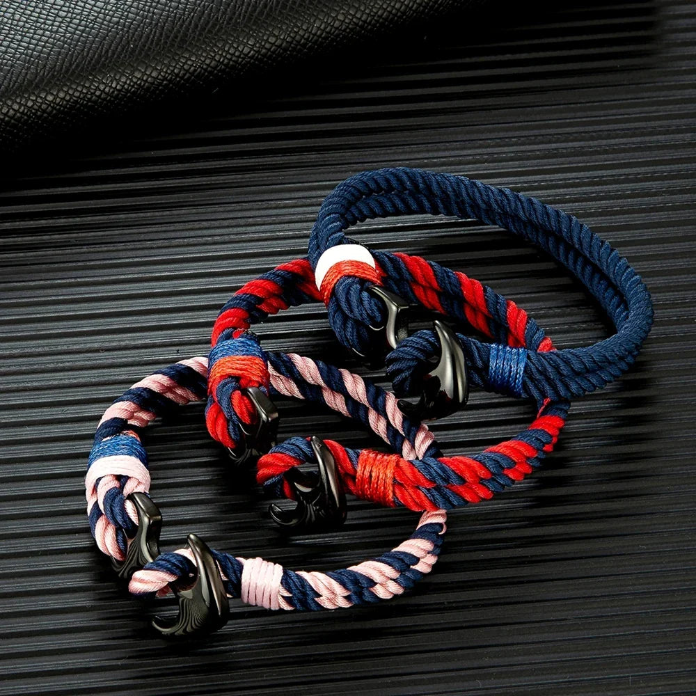 Bracelet double ancre