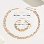 Ensemble queue de poisson crystal - collier et bracelet
