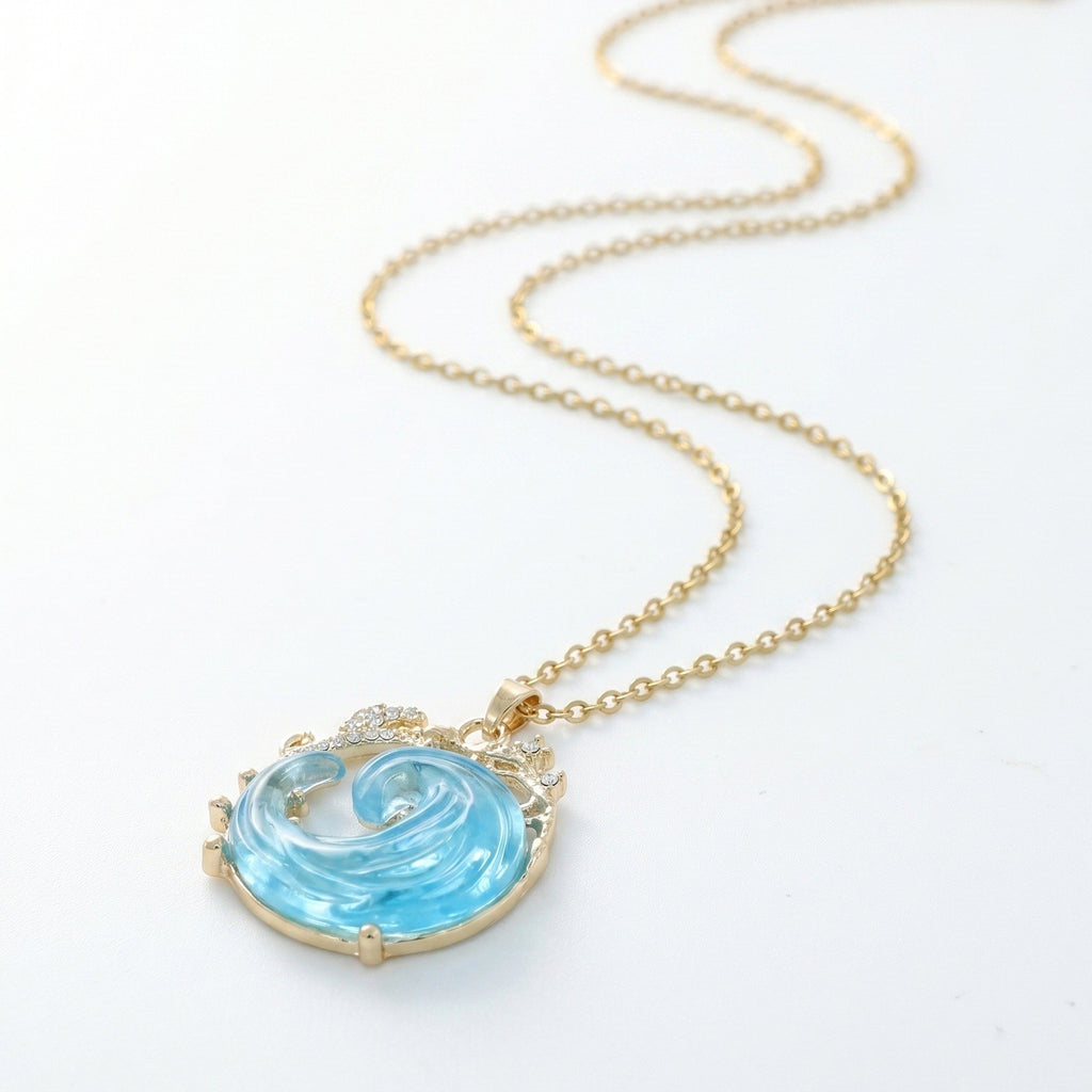 Collier avec pendentif “promesse de l’océan”