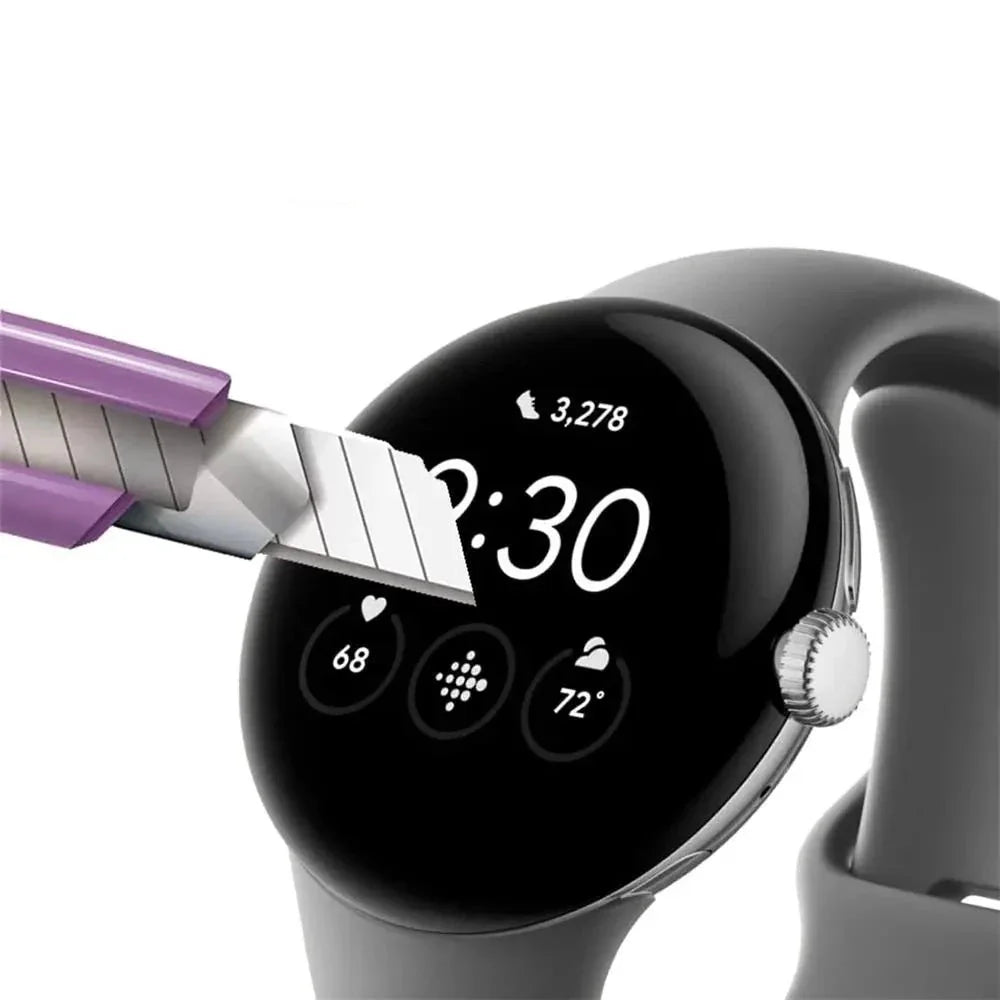 Transparent Scratch-Resistant Screen Protector Film for Google Pixel Watch 1 & 2