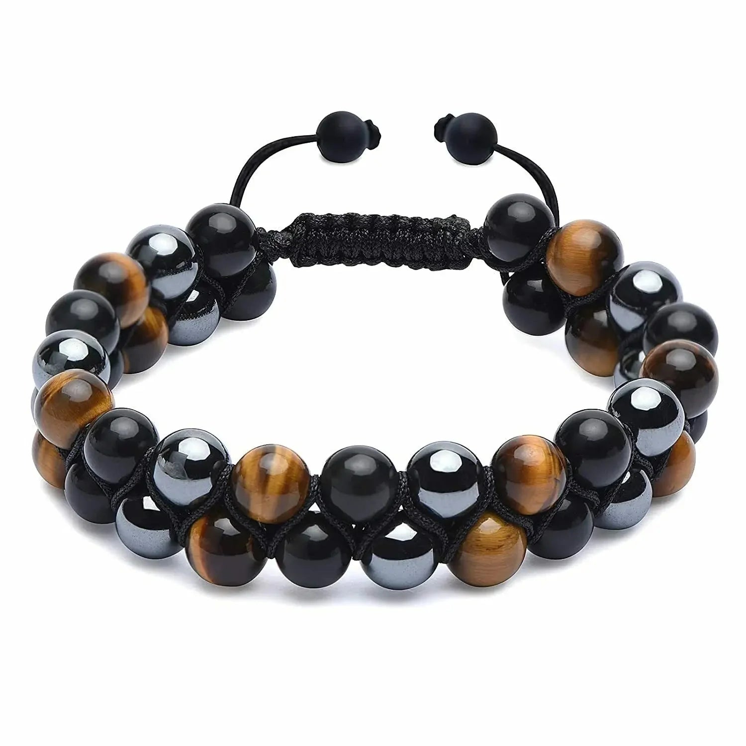 Tiger Eye Cord & Stone Bracelet Gourmet
