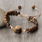 Tiger Eye Women's Leather Bracelet ID Bracelet style 2