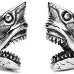 Grosse bague tête de requin