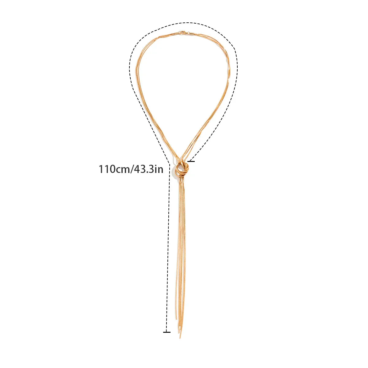 Long Necklace with Bow for Women