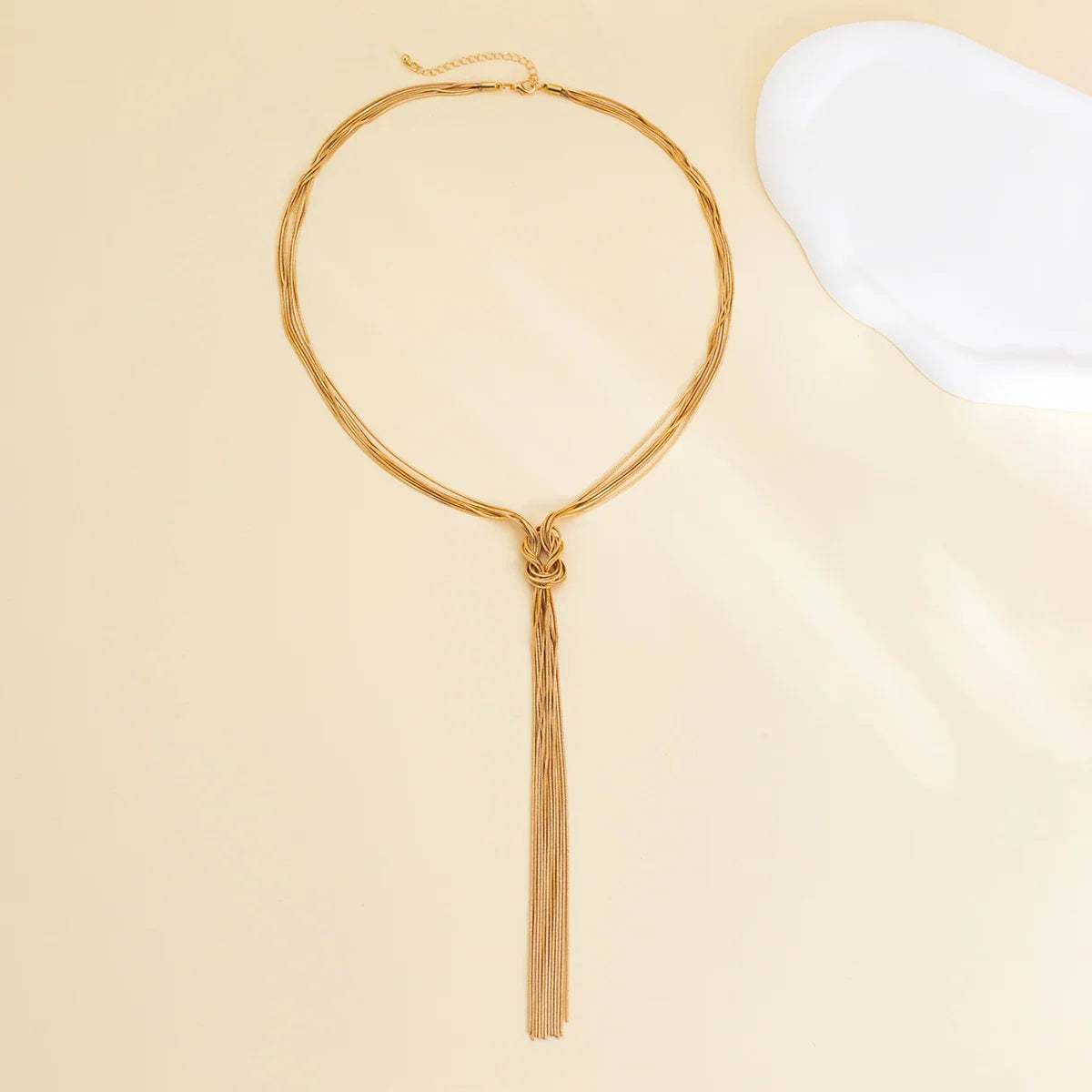 Long Y Chain Necklace