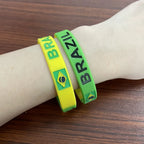 Lot de 2 Bracelets Brésiliens en Silicone