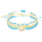 Lot de 3 Bracelets Brésiliens Colorés Imperméables jaune