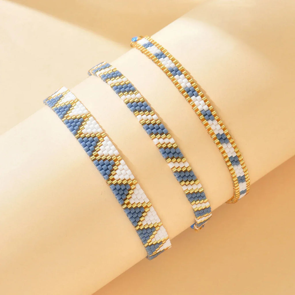 Lot de 3 Bracelets Brésiliens Fin Tressage Traditionnels