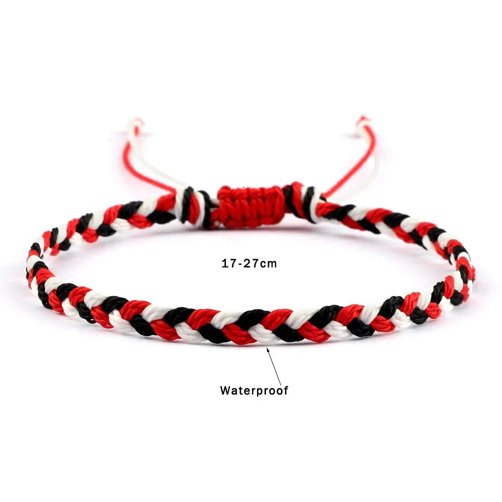 Lot de 3 Bracelets Brésiliens Tressés Imperméables