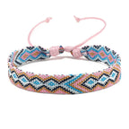 Lot de 8 Bracelets Brésiliens à Motifs Géométriques