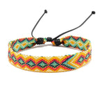Lot de 8 Bracelets Brésiliens à Motifs Géométriques