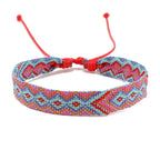 Lot de 8 Bracelets Brésiliens à Motifs Géométriques