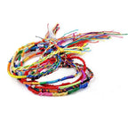 Lot de 9 Bracelets Brésiliens Porte-Bonheur Multicolore