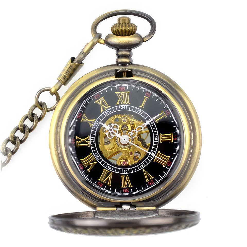 Steampunk Hunter Case Pocket Watch 