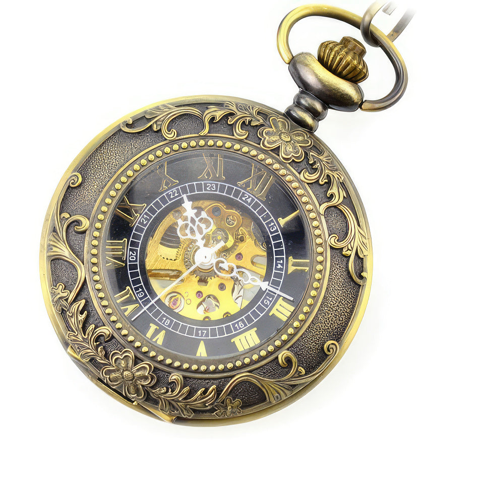 Steampunk Hunter Case Pocket Watch 