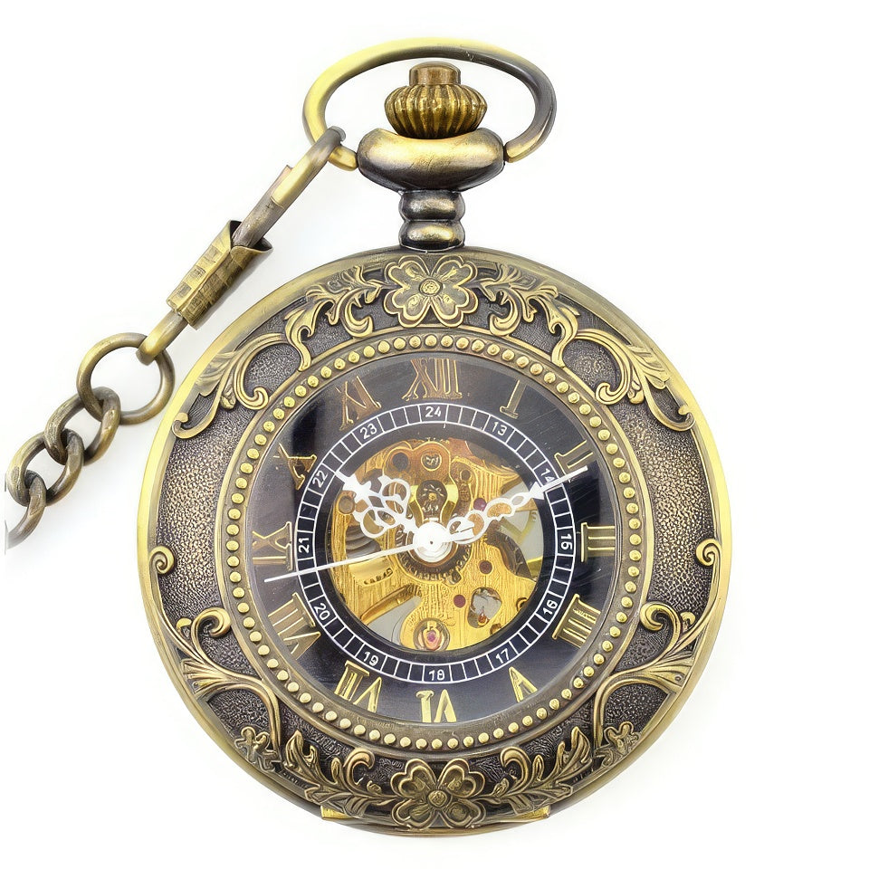 Steampunk Hunter Case Pocket Watch 