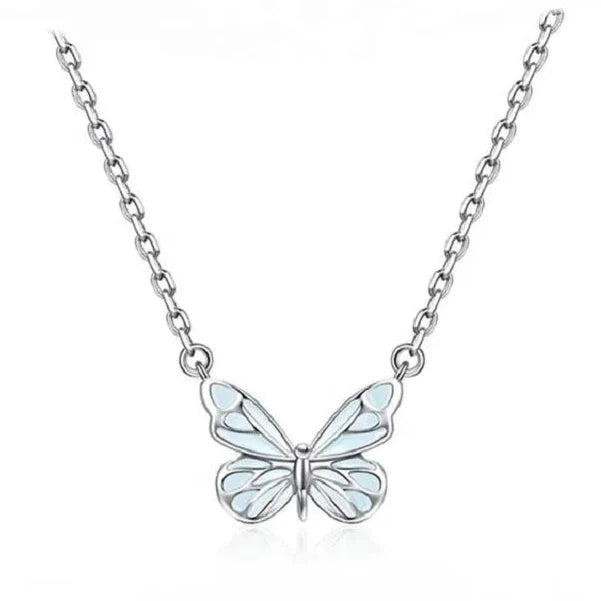 Parure papillon lumineux (collier + bracelet) + boucles d’oreilles offertes