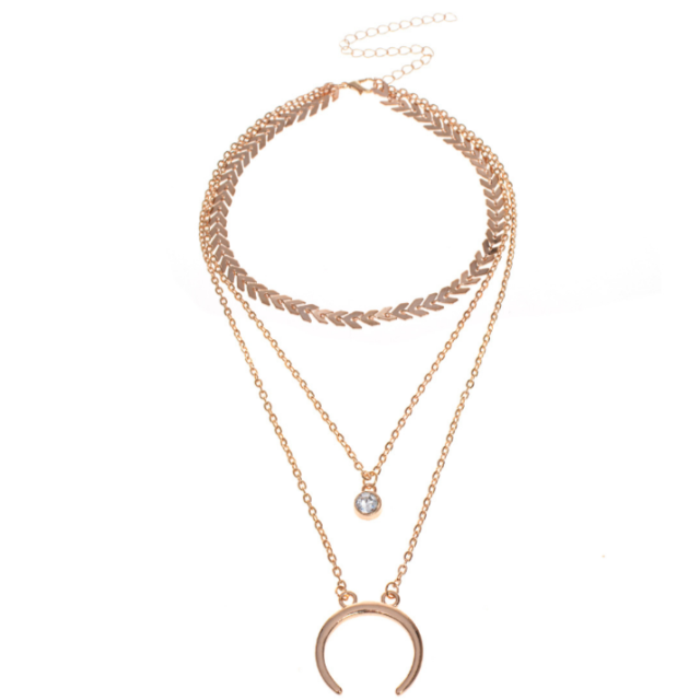 Bohemian gold pendant