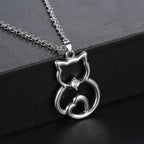 Silver Cat Pendant